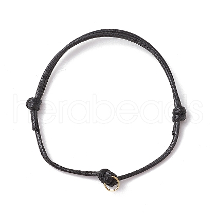 Adjustable Waxed Polyester Cord Bracelet Making AJEW-JB01317-02-1