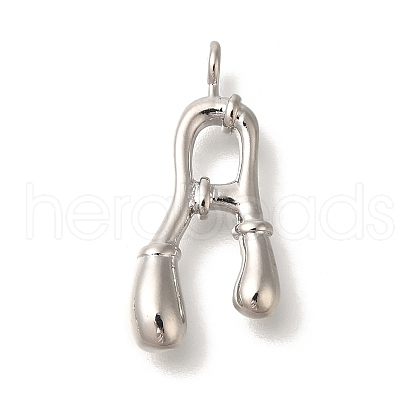 Rack Plating Brass Pendants KK-I722-08P-A-1