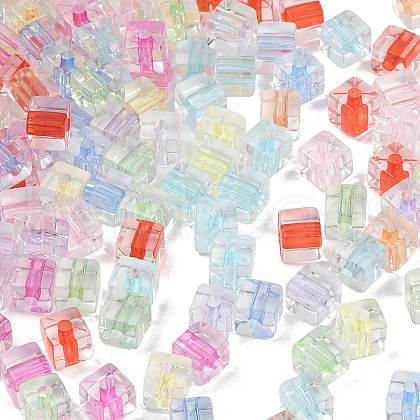 Transparent Acrylic Beads OACR-C022-01-1