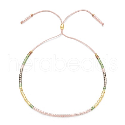 Japanese MIYUKI Rice Ball Handmade Beaded Bracelet JL1795-6-1