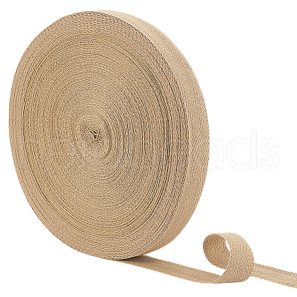 Cotton Herringbone Ribbon OCOR-WH0097-50B-1