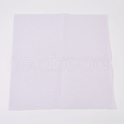 11CT Cross Stitch Canvas Fabric Embroidery Cloth Fabric DIY-WH0063-01B-1