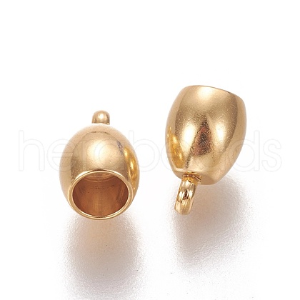 201 Stainless Steel Cord Ends STAS-L226-017B-G-1