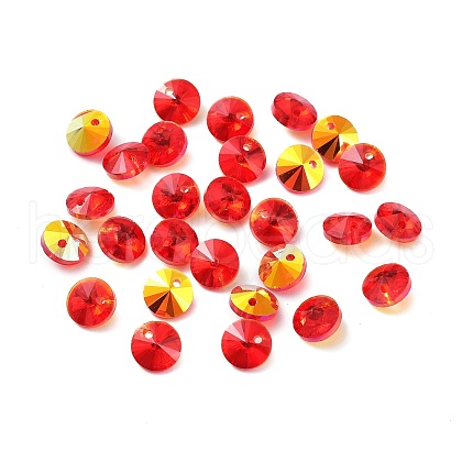 Electroplate Transparent Glass Beads EGLA-Z002-AB06-1