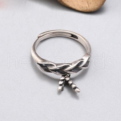 925 Sterling Silver Adjustable Finger Rings FS-WG8D331-05-1