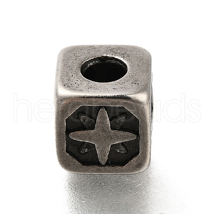 304 Stainless Steel Beads STAS-M100-06AS-1