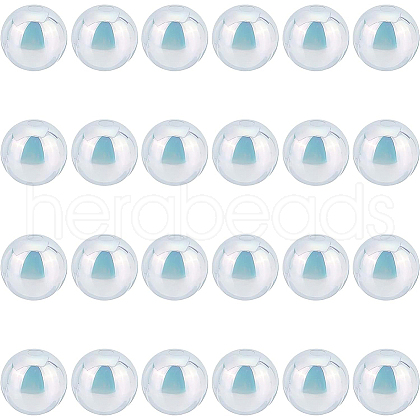 BENECREAT ABS Plastic Imitation Pearl Beads KY-BC0001-30-1