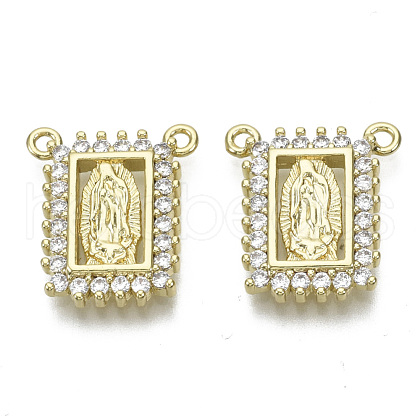 Brass Micro Pave Cubic Zirconia Pendants ZIRC-S061-196G-NF-1