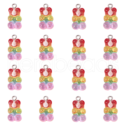 Resin with Gold Foil Pendants RESI-CJC0014-05-1