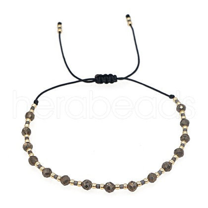 Natural Gemstone Bohemian Handmade Beaded Bracelet for Women FQ7094-3-1