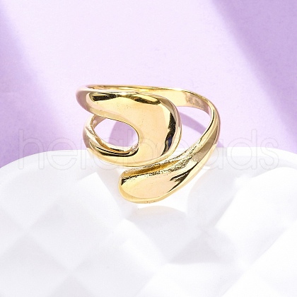 304 Stainless Steel Cuff Rings RJEW-Q020-08G-1