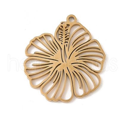 304 Stainless Steel Pendants STAS-V016-05G-1
