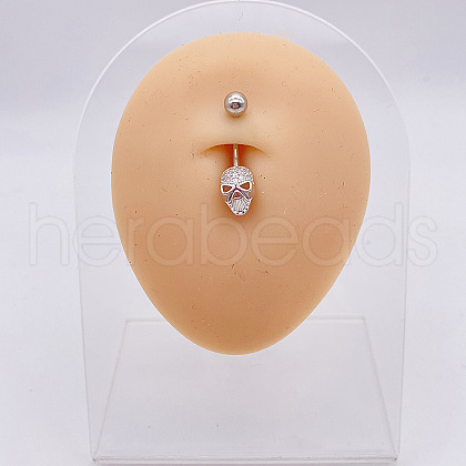 316L Surgical Stainless Steel Belly Rings WGDD0AB-20-1