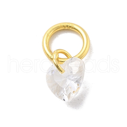 925 Sterling Silver with Cubic Zirconia Charms STER-Q004-05A-G-1