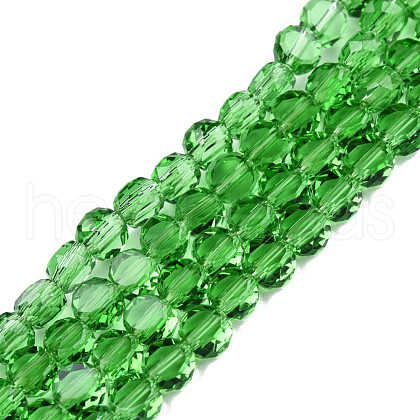 Transparent Glass Beads Strands GLAA-N052-05-C02-1