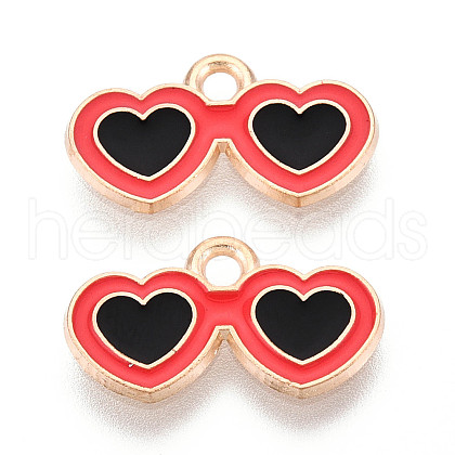 Beach Theme Alloy Enamel Pendants ENAM-T022-33N-1