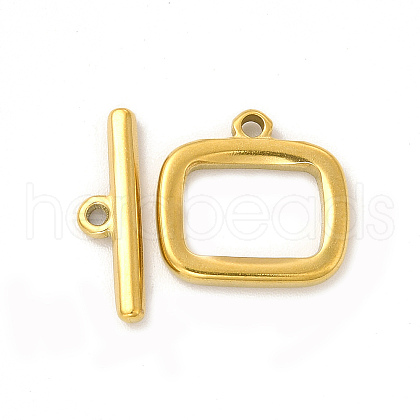Ion Plating(IP) 304 Stainless Steel Toggle Clasps STAS-F290-02G-1
