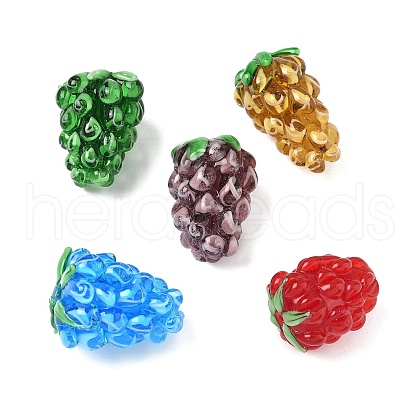 Handmade Lampwork Enamel Beads LAMP-U004-07-1