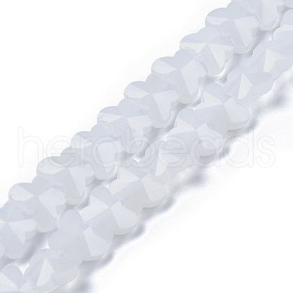 Imitation Jade Glass Beads Strands EGLA-L045-I-A08-1