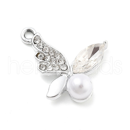 Alloy Rhinestone Pendants FIND-U026-03P-1