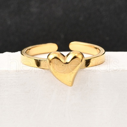 304 Stainless Steel Cuff Rings RJEW-D308-01G-B-1