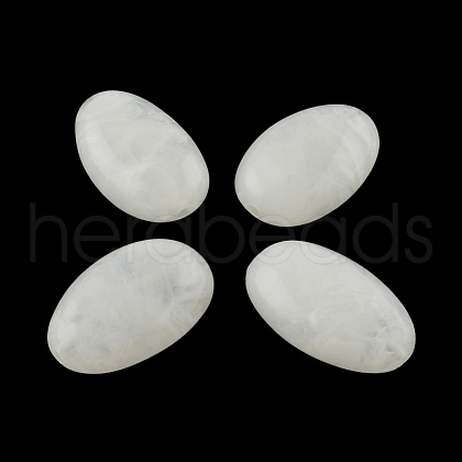Oval Imitation Gemstone Acrylic Beads OACR-R033A-32-1