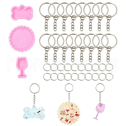 DIY Keychain Kits DIY-YW0009-83-1