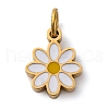 316 Surgical Stainless Steel Enamel Pendants STAS-K258-40D-G-1