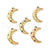 304 Stainless Steel Rhinestone Pendants STAS-M110-22G-1