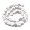 Natural Baroque Keshi Pearl Beads Strands PEAR-B004-16A-03B-4