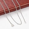 316 Surgical Stainless Steel Cable Chain Necklaces X-NJEW-JN01047-03-2
