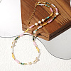 Fashionable Natural Freshwater Pearl & Mixed Stone Beaded Necklaces for Women HT4384-1
