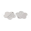 Non-Tarnish 304 Stainless Steel Pendants STAS-B031-21P-3