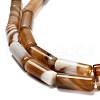 Dyed Natural Agate Beads Strands G-G203-01H-4