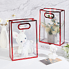 Rectangle Plastic Transparent Gift Bags ABAG-WH0048-21B-4