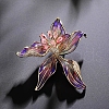 Iris Flower Enamel Pins PW-WGC4E38-01-3