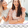 80Pcs Waxed Polyester Cord Bracelet Bracelet Makings AJEW-UN00015-6