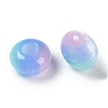 Triple Color Resin European Beads RESI-F055-06-3