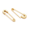 925 Sterling Silver Safety Pins Earrings EJEW-H110-17G-2
