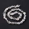 Natural Quartz Crystal Beads Strands G-I351-A08-01-3