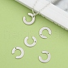Non-Tarnish 304 Stainless Steel Letter Charms X-STAS-O072-C-5