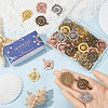 SUNNYCLUE 50Pcs 5 Colors Alloy Pendants FIND-SC0011-60-3