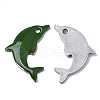 201 Stainless Steel Enamel Pendants STAS-N088-16E-2