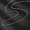 Tarnish Resistant 304 Stainless Steel Snake Chain Necklaces NJEW-E026-12P-3