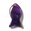 Natural Amethyst Pendants G-G932-B25-3