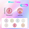 SUNNYCLUE 60Pcs Transparent Acrylic Beads OACR-SC0001-62-2