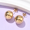 304 Stainless Steel Stud Earrings EJEW-U060-02C-G-2