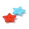 2-Hole Acrylic Star 12MM Sweater Kids Clothes Findings X-BUTT-E053-M-3