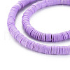 Handmade Polymer Clay Bead Strands CLAY-N011-55-4