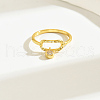 925 Sterling Silver Pave Cubic Zirconia Finger Rings for Women QN1296-1-3